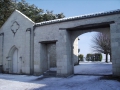 Lycée sous la neige